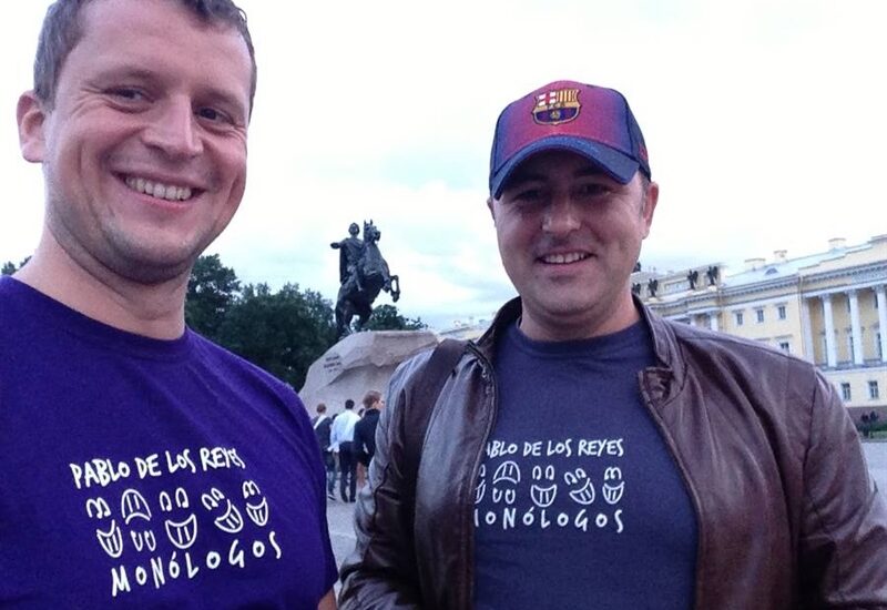 Dos caballeros rusos en San Petersburgo