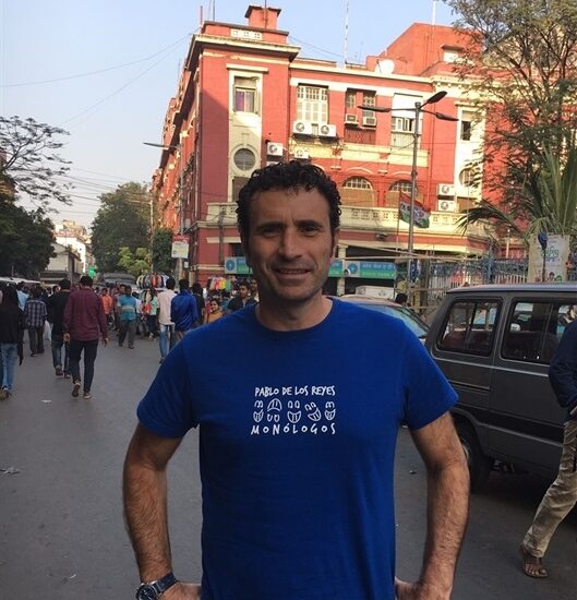 José Molina en Calcuta, India